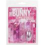 Doc Johnson The Bunny - Stimulator Egg - Multi-Speed Vibrating Egg Partially Coated in Soft Jelly - Cute Bunny Face and Ears - Pink
