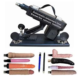 NVXYP Massage Tool Machineguns Multi-Speed Adjustable Telescopic for Women with Different Attachments