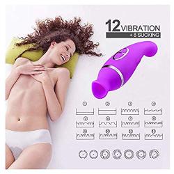 X-XIXS Waterproof Multi Sucking Modes Tongue Vibrate Tongue Vibrate Toy for Women Clǐt-ori-al Suc-King Toy Six Toys for Women Bullet Powerful Vibration Wireless Remote Control Vibrating Plug