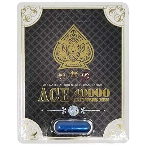 Ace 40000 Royal Empowers Mens Premium Male Performance Enhancement Supplement with Carry-On Pouch - USA (24)