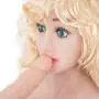Y-NOT Realistic Silicone Sex Love Doll Flesh 3D Double Sided Body Life Like Adult Toy with Heating Stick, Vibrator, Wig and Sexy Underwear for Male Masturbation