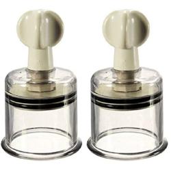 YiFeng 2pcs Nipple Vacuum Twist Rotary Cupping Sucker Enlargement Suction Enlarger