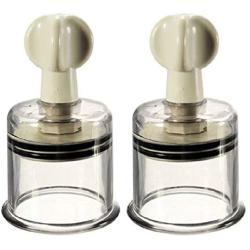 YiFeng 2pcs Nipple Vacuum Twist Rotary Cupping Sucker Enlargement Suction Enlarger