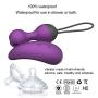 Wearable Wireless Remote Control G Spot Egg Vibrator,Clitoral Clit Dildo Silicone Vibrators for Women,Rechargeable Waterproof Clitoral G Spotter Stimulator,Adult Sex Toys for Women and Couples