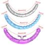 A-YUEYUE Double-Ended Headed Huge Flexible Dual Density Rod for Women Couples Lesbians, 3 Colors Optional
