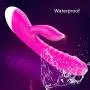Qhufnng Silicone Handheld Message 7 Modes Waterproof Dilos Vibr-Aator Rechargeable Wireless and Travel Friendly