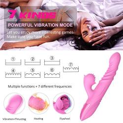 Rabbit Toy for Women Pleasure Massage Toys for Adult Women,Six Tools vibrarator Female Wand masager Heated Black, Waterproof T Shirt