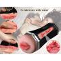 Riliy - Tshirt Realistic Noiseless 2 in 1 Hands Free Deep Throat Oral Cup Sucking Endless Pleasure Headphone Mode Blow-Job Six Toy