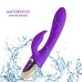 Wireless Handheld Muscle Roller Massage Tool - Relieves Deep Tissue Muscle Soreness and Exercise Recovery (Purple) (Purple)