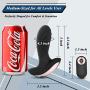 Vibrating Butt Plug Prostate Massager, Rechargeable Silicone Anal Vibrator with 10 Powerful Stimulation Patterns Remote Control Waterproof Anal Sex Toys for Men Women and Couples (Black)