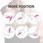 G Spot Rabbit Vibrator Waterproof Medical Silicone Rechargeable Massage Wand - Clit G Spot Stimulator Men Women Toy, Quiet Personal Adult Sex Toy (Pink)