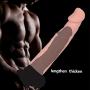 Soft Silicone Penis Extender Enlarger Sleeve Condom Sexual Delay Ejaculation Toy for Men(7.5inch)