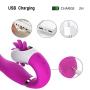 WeDol Women Wand Massager Waterproof Powerful Rabbit Vibrator Stimulator for Couples