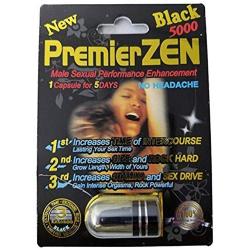 PremierZen Black 5000 Male Sexual Performance Enhancing Pill (6 Pill)