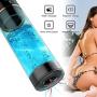 JZZLIZHENG Endurance Trainer Vacuum Pēnīs Pump Air Enlarger Extender Pumps Male Increase Sizê and Strêngth Manual Wand Massage USB Rechargeable