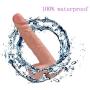 Realistic Ultra Soft Dildo for Beginner,iMiMi Waterproof Penis with Hands-Free Flared Suction Cup for Anal Play, Vaginal G-Spot and Masturbation 7.5 Inch（Flesh）