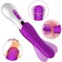 Clitoral Tongue Vibrators, Enlove, Oral Rotation Vibrators for G Spot Nipple Anal Vagina Stimulation with Heating Function and 7 Vibrations, Purple