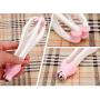 Kasmena Massager,2Pcs 2-in-1 Joints Finger Massager and Steel Ball Body Massager Stress Relief Relax Double Rubber Roller Massage Family Self Massager(Green Pink)