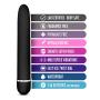 Elegant Silky Smooth Powerful Vibrator - Clitoral and G Spot Stimulator - Sex Toy for Women - Sex Toy for Couples (Black)