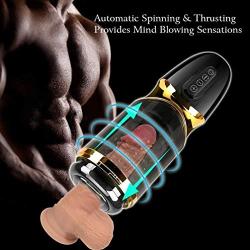 Happy Toy, Thrust and Rotate, Men Deep Throat, Oral Cup, Sucking Endless Pleasure, Adult Toys for Male Self Pleasure Toys