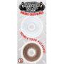 Nasstoys Mack Tuff Ribbed Cock Rings, Clear/Smoke