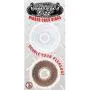 Nasstoys Mack Tuff Ribbed Cock Rings, Clear/Smoke Nasstoys Mack Tuff Ribbed Cock Rings, Clear/Smoke