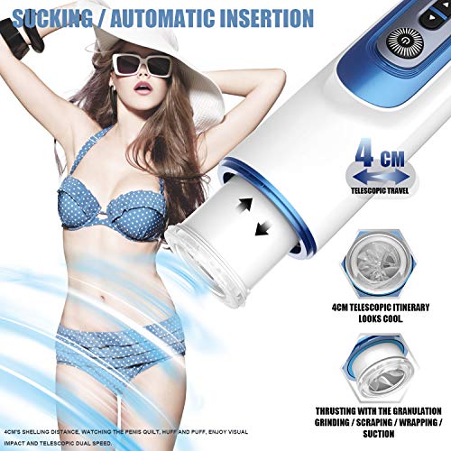 USB Charger Intelligent Piston Telescopic Rotation Handsfree Multi Modes Multi Speeds Sleeve Stroker Men Oral S(exy for Men sex Toy six Toys for Mens- Sexy Underwear for Men