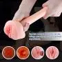 Virgin Pocket Pussy,Sinloli 5 Suction Strengths and 10 Vibration Modes Automatic Male Masturbator Cup with Hymen for Men Masturbation