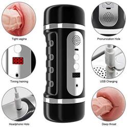 Mans Toy Automatic Piston Telescopic Rotate Male Mastubratìon Cup Artificial Cherry Mouth& Tight Vagina Clamping Male Strong Suckìng Vibrating Toys for Men Sexy Underwear for Men T-Shirt