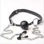 Vimbo Women Body Chains - Entertainment Chain Clip Combination Nipple Clip with Fun Ball - Adjustable Clip with Gray Storage Bag (25.6) Vimbo Women Body Chains - Entertainment Chain Clip Combination Nipple Clip with Fun Ball - Adjustable Clip with Gray Storage Bag (25.6)