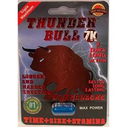 Thunder Bull 7k 24pills Triple Max Male Sexual Enhancement Pill 7 Days