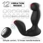 Male Prostate Massager with Testes Stimulation, 12 Speed Vibrating Anal Butt Plug Dual Motors G-spot Vibrator & Anal Stimulator Wireless Remote Anus Sex Toy for Men, Woman, Couples & Gay Male Prostate Massager with Testes Stimulation, 12 Speed Vibrating Anal Butt Plug Dual Motors G-spot Vibrator & Anal Stimulator Wireless Remote Anus Sex Toy for Men, Woman, Couples & Gay