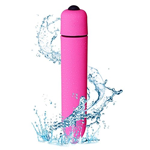 BEISHIDAR Portable Mini Bullet, Waterproof and Powerful Vibrating Mini Wand, Multi Speed - 3.7" 0.75"