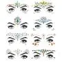 SHINEYES 8 Pcs Women Mermaid Face Gems Glitter,Rhinestone Rave Face Jewels Festival,Crystals Face Stickers, Eyes Face Body Temporary Tattoos SHINEYES 8 Pcs Women Mermaid Face Gems Glitter,Rhinestone Rave Face Jewels Festival,Crystals Face Stickers, Eyes Face Body Temporary Tattoos