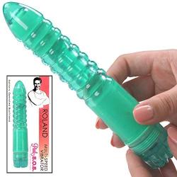 Rippled Waterproof Vibrator - Multi Speed Vibrations for Clit or G Spot Stimulation - Powerful Sex Toy