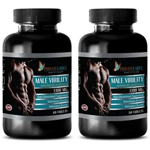 Men pills to last longer - MALE VIRILITY 1300 Mg - ADVANCED FORMULA - MALE ENHANCEMENT SUPPLEMENT - maca bulk - 2 Bottles (120 Tablets) Men pills to last longer - MALE VIRILITY 1300 Mg - ADVANCED FORMULA - MALE ENHANCEMENT SUPPLEMENT - maca bulk - 2 Bottles (120 Tablets)