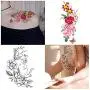 Yazhiji 15 sheets large Sexy waterproof Temporary Tattoos for Men Women Flowers Collection (19X9 CM) Yazhiji 15 sheets large Sexy waterproof Temporary Tattoos for Men Women Flowers Collection (19X9 CM)
