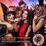 Niceauty Temporary Tattoos, Halloween Temporary Tattoos -11 Eye Fake Tattoos and 2 Spider Temporary Tattoos for Women and Men, Easy on/off, Use Safe, Non-toxic, Waterproof