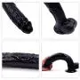 XBWsir Dillo with Suction Cup Hands-Free Flexible Pennis Seax Toiy for Women Men Beginners Black XBWsir Dillo with Suction Cup Hands-Free Flexible Pennis Seax Toiy for Women Men Beginners Black
