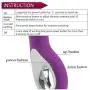 G Spot Vibrator,Female Vibrators Dildo for Clitoral Vagina Anal Stimulator Powerful Motor Waterproof with 10 Vibration Patterns Adult Sex Toys for Women Couple (Purple)