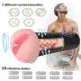 Vibrating Male Masturbator Cup，Pocket Pussy with 5 Modes of Suction Stimulation and 10 Vibration Modes, Realistic Fleshlight Pocket Vagina Stroker for Man Masturbation Rechargeable Automatic Sex Toys
