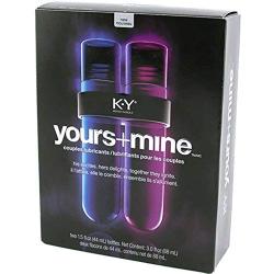 KY Yours and Mine His and Hers Personal Lubricant Set, 1.5 fl Oz Each