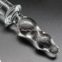 Multifunctional Glass Wand for pleasure anal plug wand Big Double Dong Headed Crystal wand
