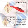 LOVEY ANGEL G-Spot Vibrators, Clitoris Nipple Anal Vagina Stimulation Vibrator with 10 Vibrations 10M Remote Control, Adult Sex Toys with 3 Modes Speed for Women Men Couples Play (red-1)