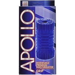 California Exotics Apollo Reversible Masturbator Grip, Blue