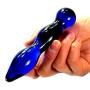 Double-Ended Glass Wand Huge Smooth Medical-Grade Crystal Stick for Women Men