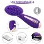 Clitoral Stimulator with Silicone Ticklers for Women Clit Stimulation, PALOQUETH Waterproof Clit Vibrator Massager with 8 Strong Vibration Modes for Couples Foreplay
