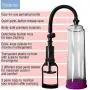 Vacuum Mans Manual Penis Pump with Powerful Suction for Maxium Width with Easy Grip Pump Handle & Includes Free Cock Ring Vacuum Mans Manual Penis Pump with Powerful Suction for Maxium Width with Easy Grip Pump Handle & Includes Free Cock Ring