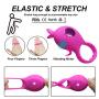 Dolphin Vibrating Penis Ring Rechargeable Silicone Cock Ring Stimulator for Male Longer Lasting Erections Sex Toys (Rose)