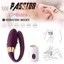 EDALL Wireless Remote Control U-Shaped Wearable USB Charging Waterproof Design 10 Speed Suction Massage G Point Female and Male Waterproof Sexy Toy Couple